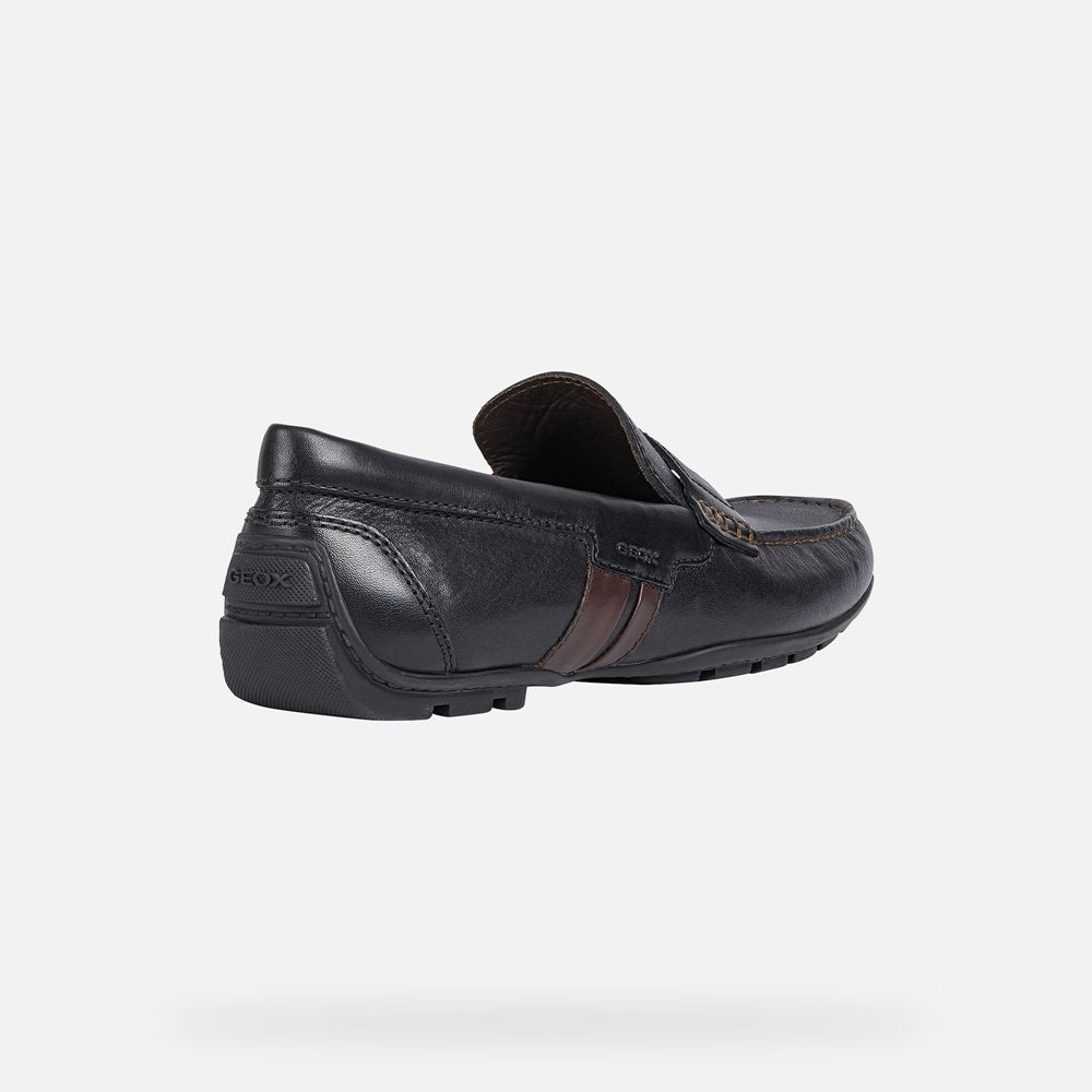 Mocassins Geox Homem Pretas - Moner - FRDBJ0985